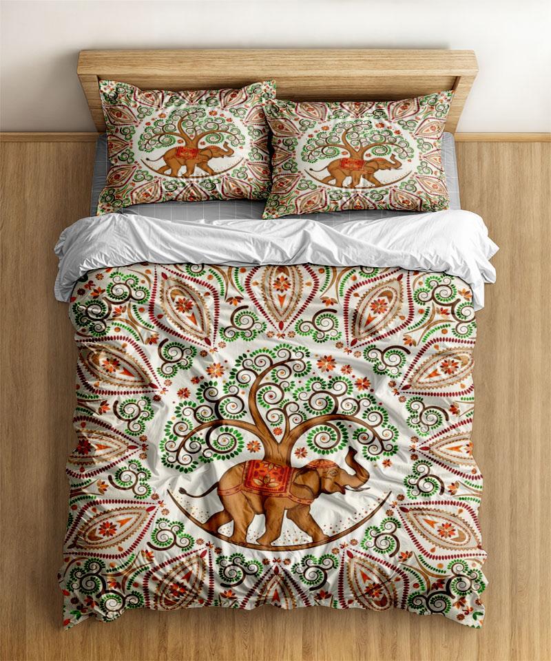Greek Goat Garden Bedding Set King Queen Double Full Twin Single Size Duvet Cover Pillow Case Bed Linen Set