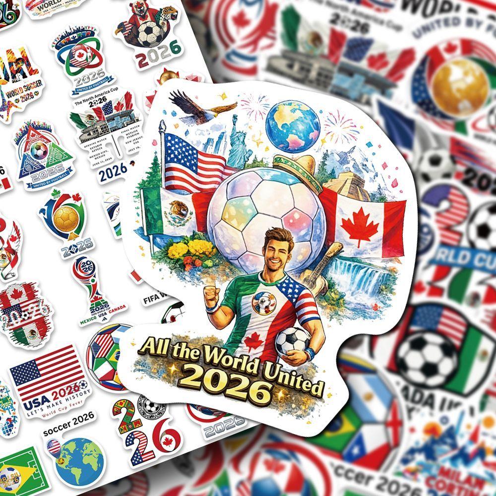 100PCS World Cup Stickers - Football Stars Ins-style Decals