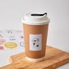500ml Disposable Paper Coffee & Milk Tea Cups with Lids