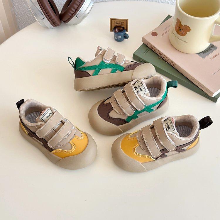 Children's Sports Shoes Boys Soft-soled Non-slip Board Shoes 2025 Spring and Autumn New Girls Shoes Baby Fashion Single Shoes Trend