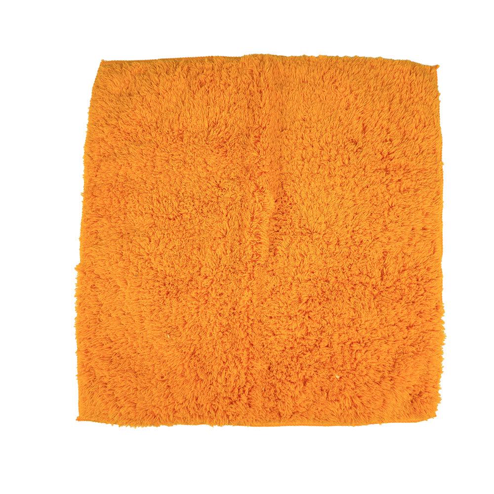 Coral Fleece Absorbent Dishcloth - Soft, Thick, Lint-Free Kitchen & Car Towel 35x35 cm оранжевый