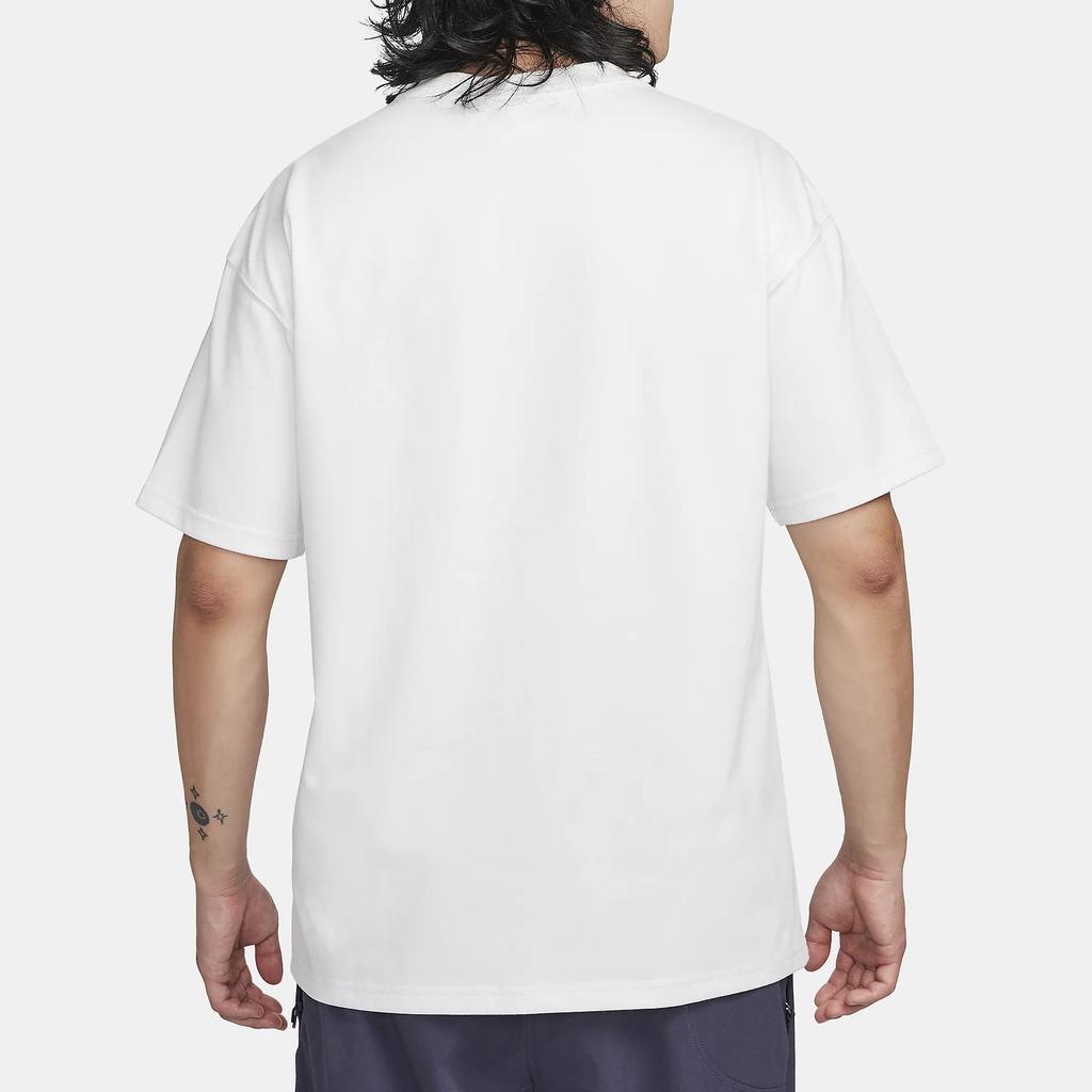Nike Letter Pattern Printed Straight Cut Short Sleeve T-Shirt Men Tops White DQ1816-123