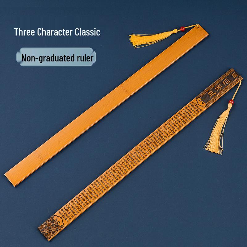 Bamboo Soft Ruler: Children's Teaching Stick for Family and Classroom Discipline