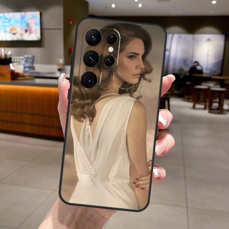 Singer Lana Del Rey Phone Case For Samsung Galaxy S25 Ultra S24 S23 S22 S21 FE S9 S10 S20 Plus S25 FE Soft Cover