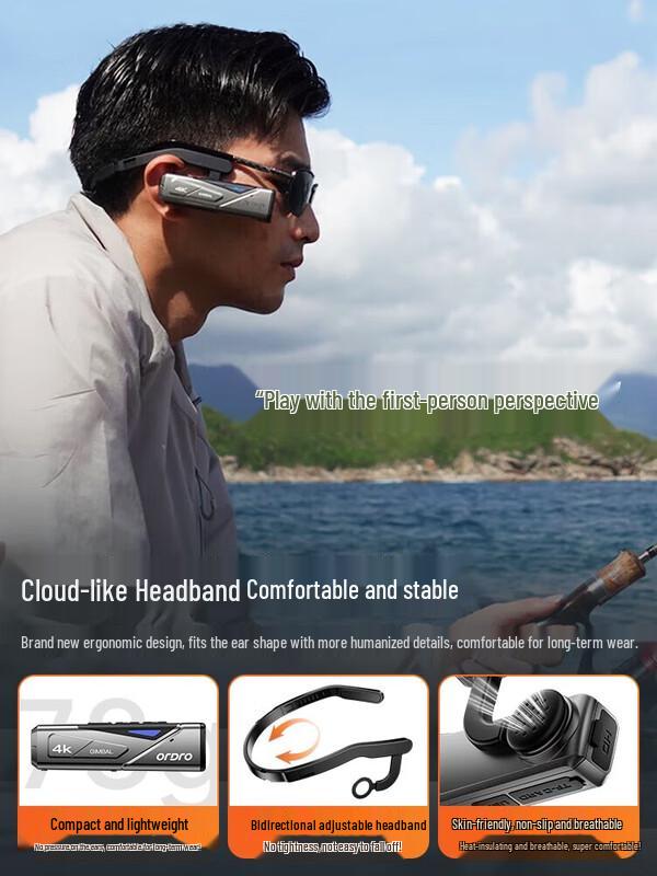 ORDRO EP7 Head-mounted 4K Sport Camera (CN version)