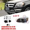Mercedes-Benz Front Bumper Headlight Bracket Repair Kit (Pair): A1668200514, A1668200614