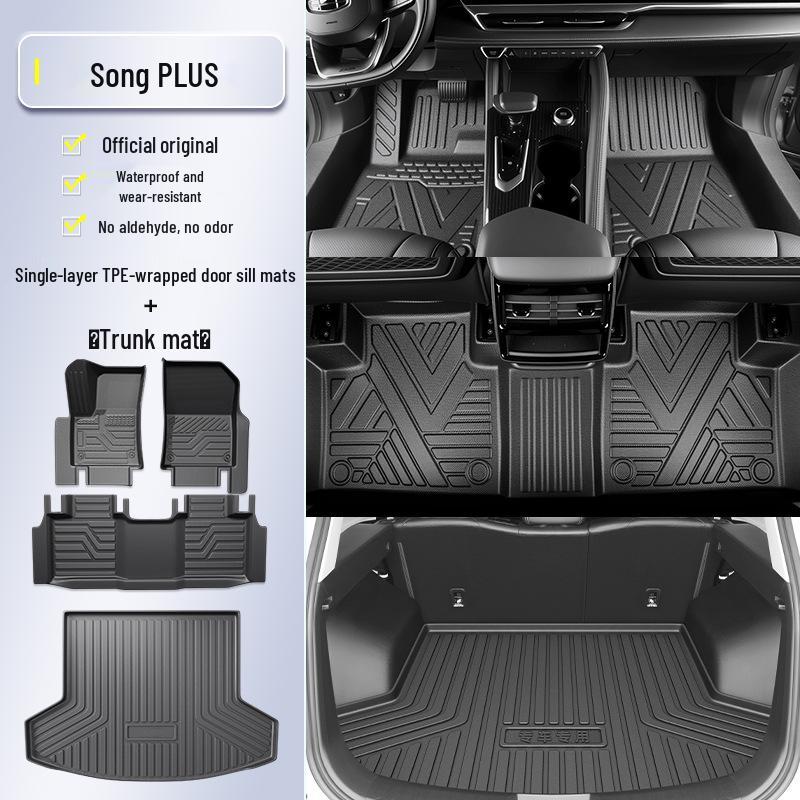 2025 BYD Song PLUS DMi TPE Full Coverage Floor Mats for EV25
