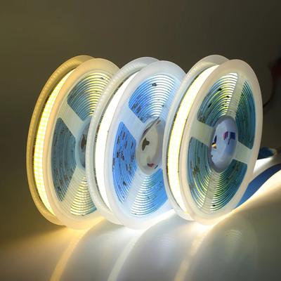 DC 24V 600Leds/M Double Row COB Strip High Brighter RA90 Warm/Natural White 3000K 4000K 6000K Flexible Ribbon Rope LED Light