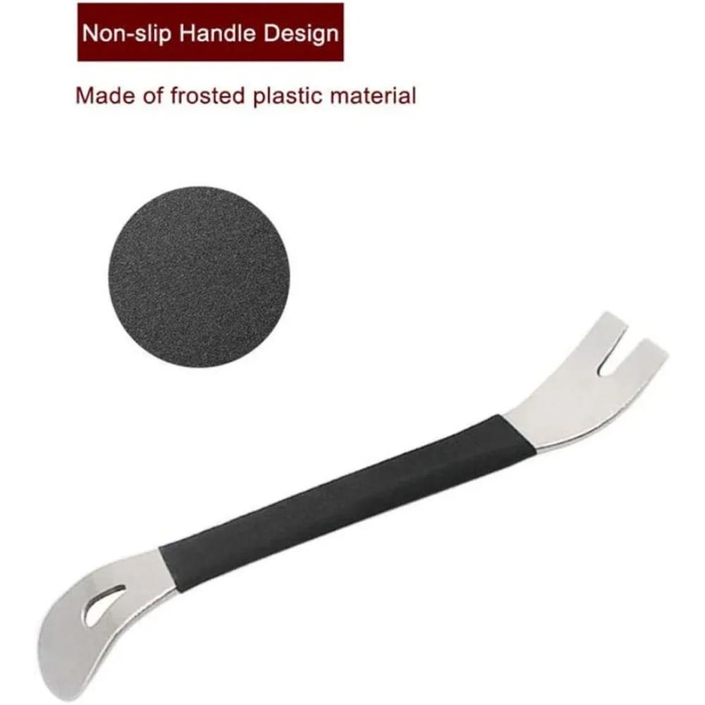 6Pcs Portable Auto Door Clip Trim Removal Tools Kits Car Dashboard Audio Radio Panel Repair Metal Removal Pry Disassembly Tool