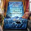 Father'S Day Thank You Dad Multipurpose Blanket Ultrasoft For Sofa Couch Office Bed Picnics Four Seasons Multipurpose Modern Style Suitable For