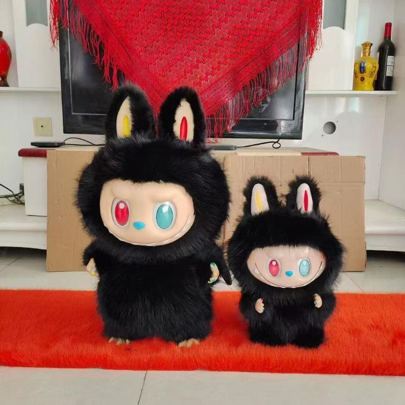 10th Anniversary Plush Doll Ornament Collection Souvenir Doll 2nd Dimensional Figure BUBU Big Black Hair 10th Anniversary 38cm