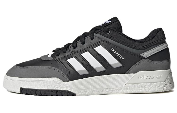 Adidas Originals Drop Step Low  Black Dark Gray White  GW9733 36