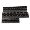3Pcs Magnetic Socket Organizer Storage Rack Large Capacity Heavy Duty Universal Drive Metric SAE Socket Tray