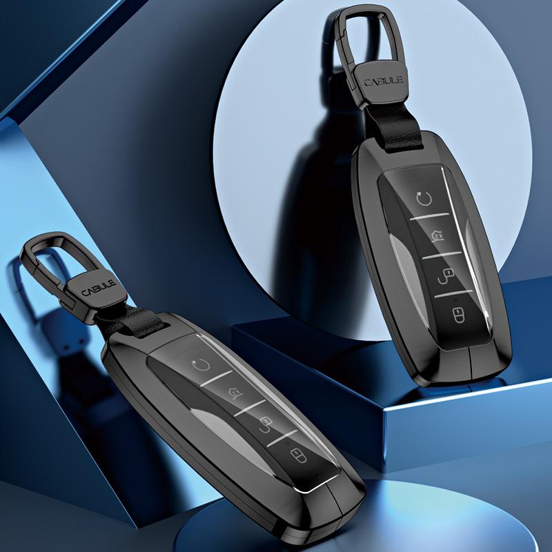 BYD Aluminum Alloy Car Key Case - Qin, Pro, Song, Tang, Han Metal Key Shell