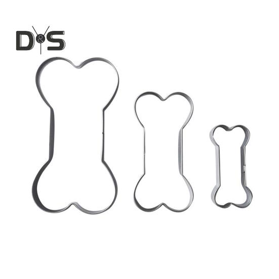

Набор формочек для печенья в виде собачьей косточки и лапки из ПВХ, формочки для печенья в виде милых животных, форма для лакомства для домашних животных C