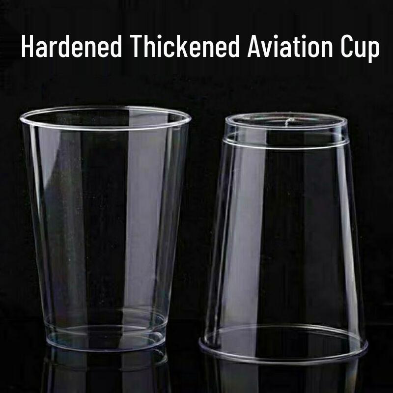 777 Transparent Hard Plastic Disposable Cups