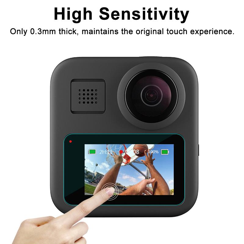 Szkło Hartowane Ochraniacz Ekranu dla GoPro MAX Ochrona Obudowy Folia Ochronna dla Go Pro 360 Pokrowiec Akcesorium Akcesoria