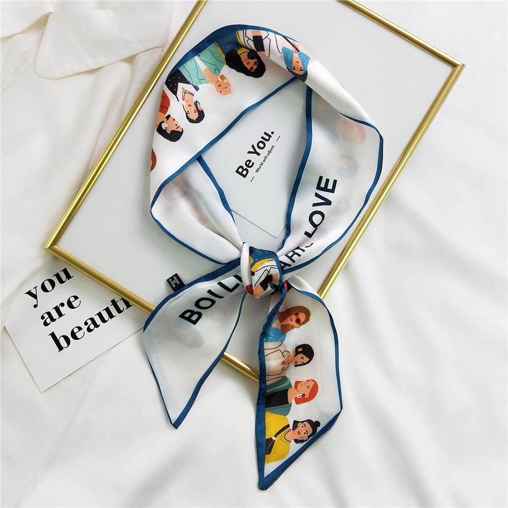 Neue Schals Seidenschals Damen Frühlings- und Herbstsaison Lange dekorative professionelle Schals Sommer Dünne Stile gepaart mit stilvollen Hemden