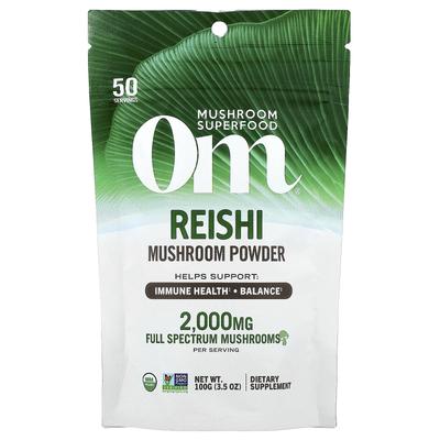 Reishi-Pilz, 100 % zertifiziertes Bio-Pilzpulver, 100 g(3,5 Unzen)