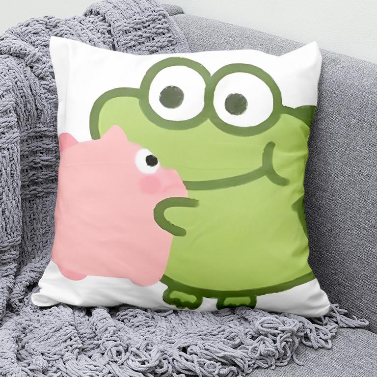 Cute Alligator Sofa Pillowcase Dormitory Decoration Office Living Room Home Pillowcase