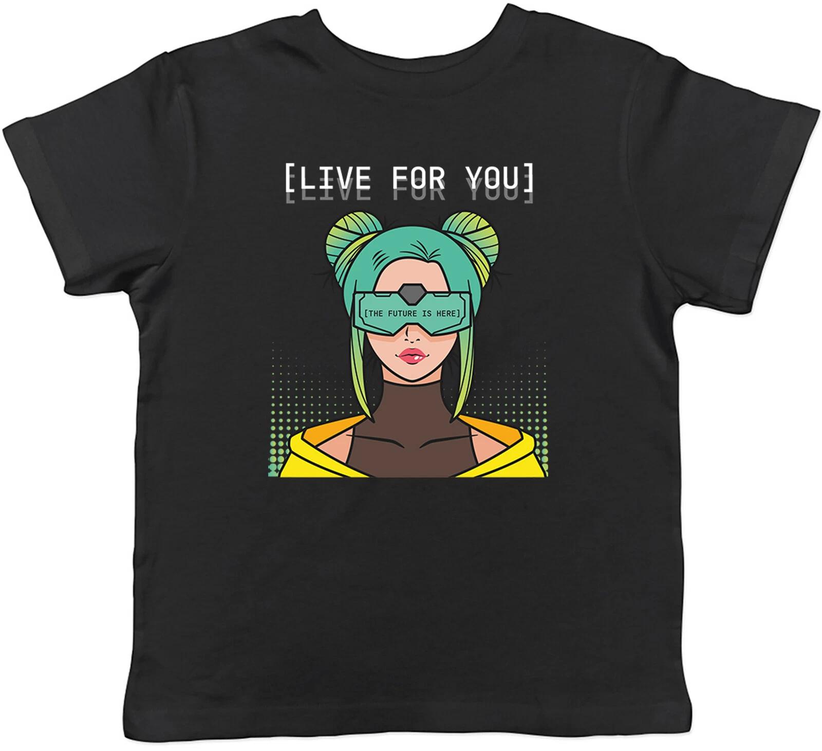 

Anime Girl Kids T-Shirt Live for You Otaku Manga Japanese Children Boy Girl Gift 140