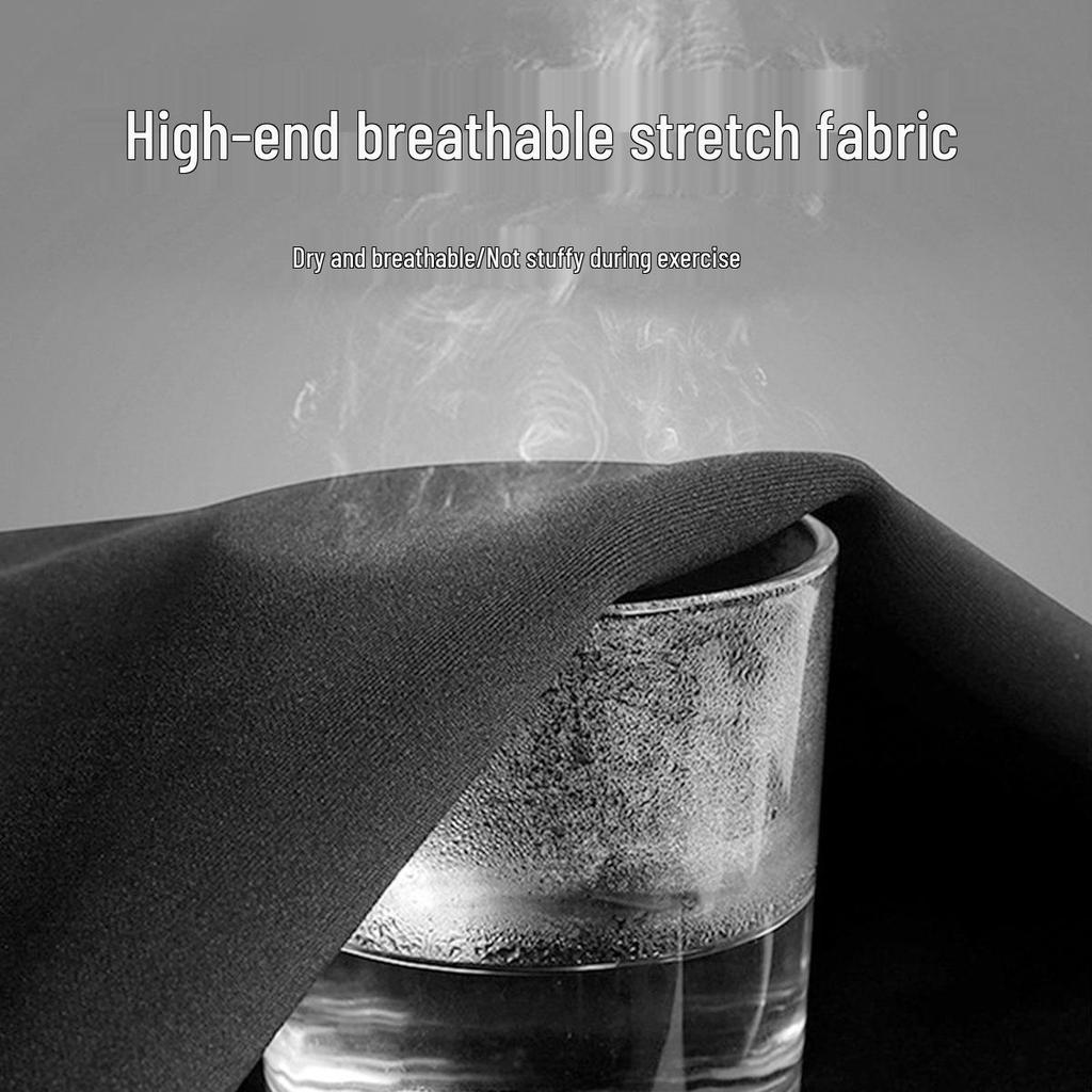 Men's Quick-Dry Sports Suit: Tight-Fitting Running & Basketball Three-Piece Set (Breathable Long Sleeve Top & Pants)