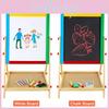 In 1 2 Adjustable Bla White Wooden Easel Ding Chalk Board Childs Art Craft Toy