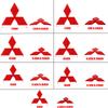 Auto Front Haube Motorhaube Emblem Heck Stoßstange Kofferraum Aufkleber Abdeckung Für Mitsubishi Asx Lancer Outlander Pajero Ralliart L200