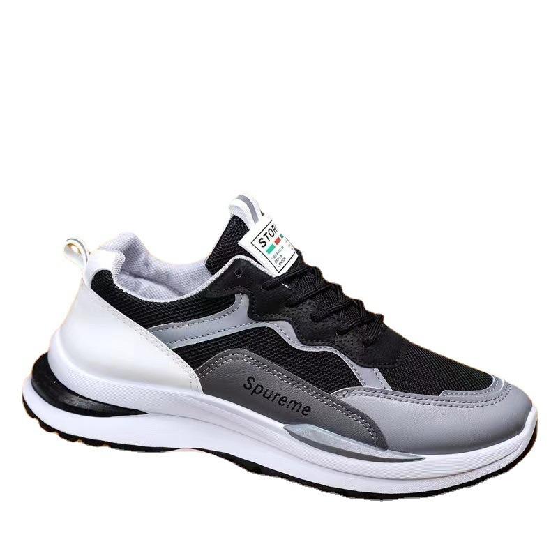 Breathable Dad Shoes Men's Spring and Summer Casual Sports Shoes Soft Sole Lightweight Mesh Trendy Shoes