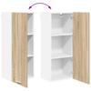 Hanging Cabinet Sonoma Oak 40 X 31 X 100 Cm Particleboard