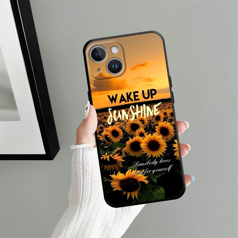 Sunflower Scenery Funda Phone Cover Case for Apple iPhone 17 Pro Max 16 13 14 17e 11 XR XS MAX Air 15 Pro 7 8 12