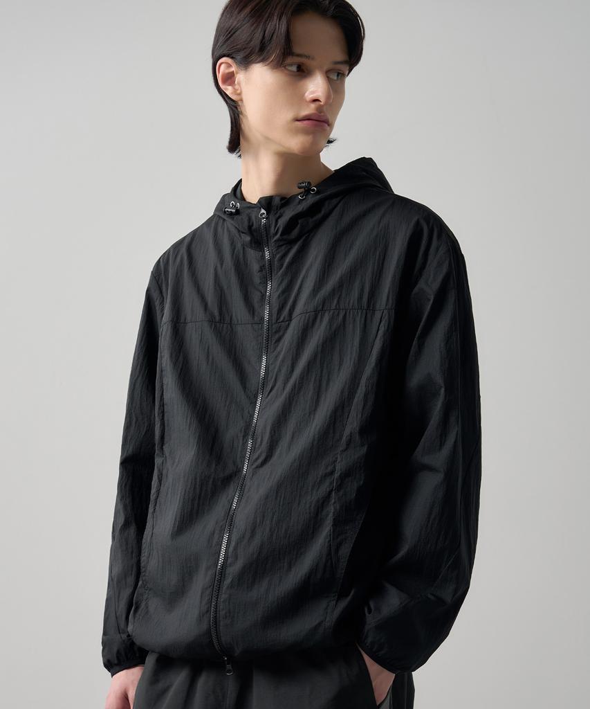 Draw Fit Packable Sheer Windbreaker [L.Grey]