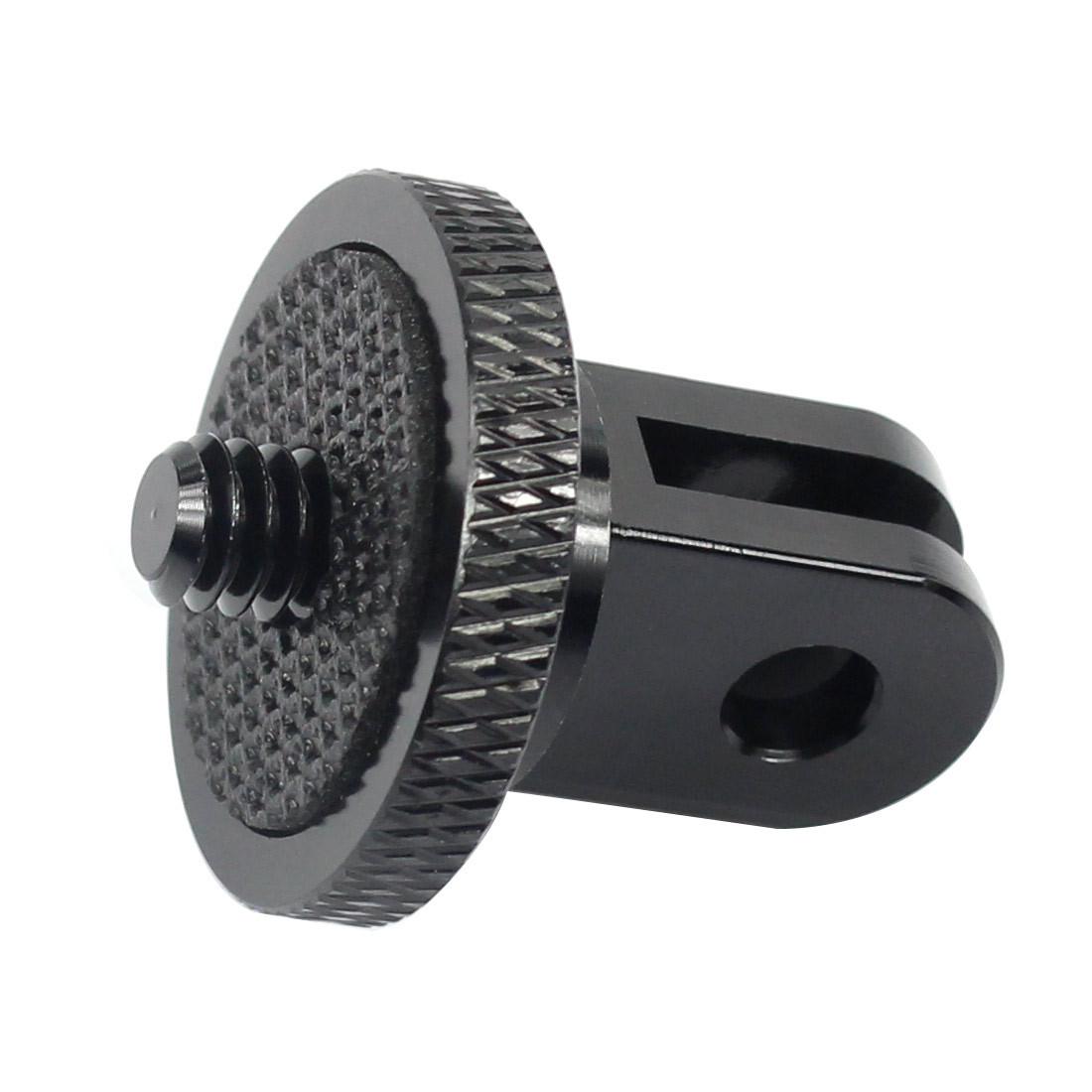 Aluminum Tripod Mount Adapter for GoPro Hero 5/6/7/8 & Xiaoyi Cameras чёрный