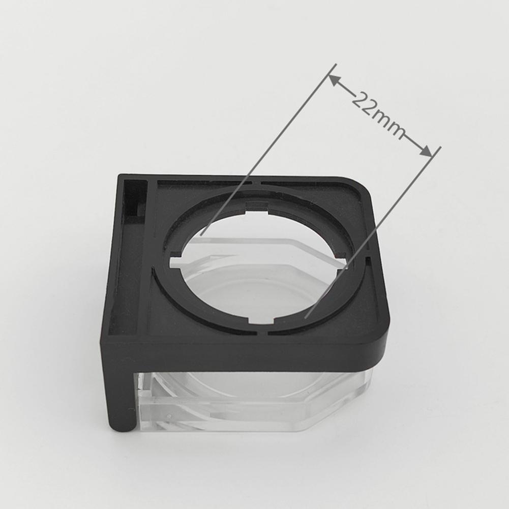 Lockable Push Button Switch Cover for 22mm Mount Transparent Waterproof Safety Protector Suitable for Power Buttons