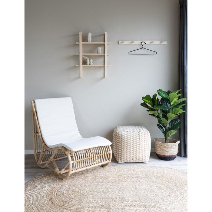 House Nordic Bombay Braided Jute Rug 140x200 Cm