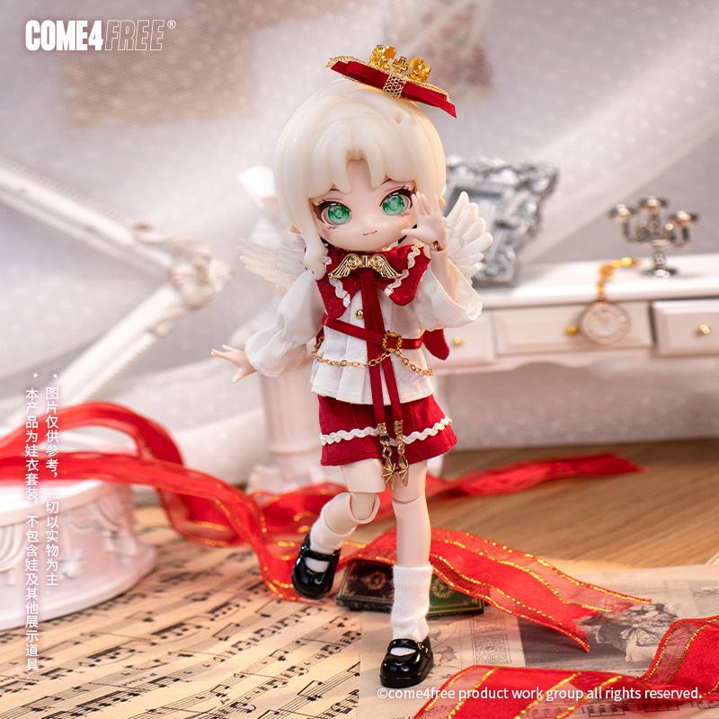 Come4free 12 Points Bjd Doll Clothing Series Doll Skirt Bjd Clothing Set Sweet And Cute Set Doll Accessories Dress Bonnie Rabbit