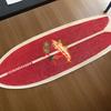 Creative Surfboard Rug Soft and Slip-resistant Bedroom Side Rug Balcony Coat Closet Floor Mat Home Decoration