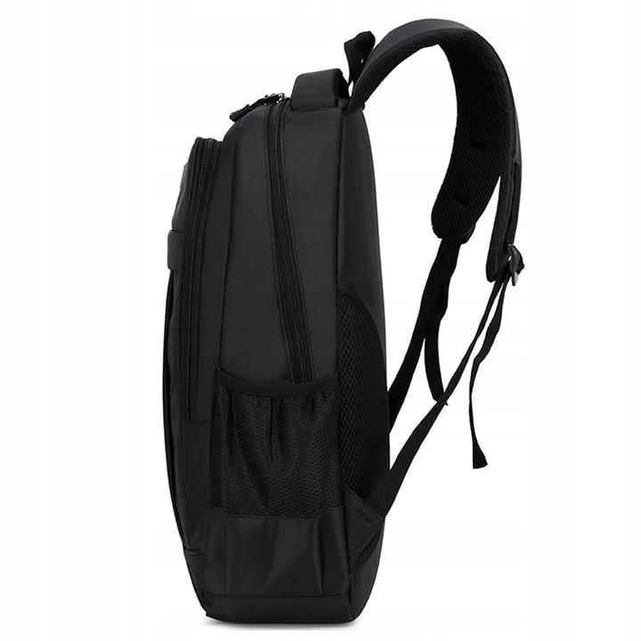 ZOLA Teen Backpack, 2 Compartments, Water Resistant, Black, 42x32x15cm, School Bag, Daily Commute