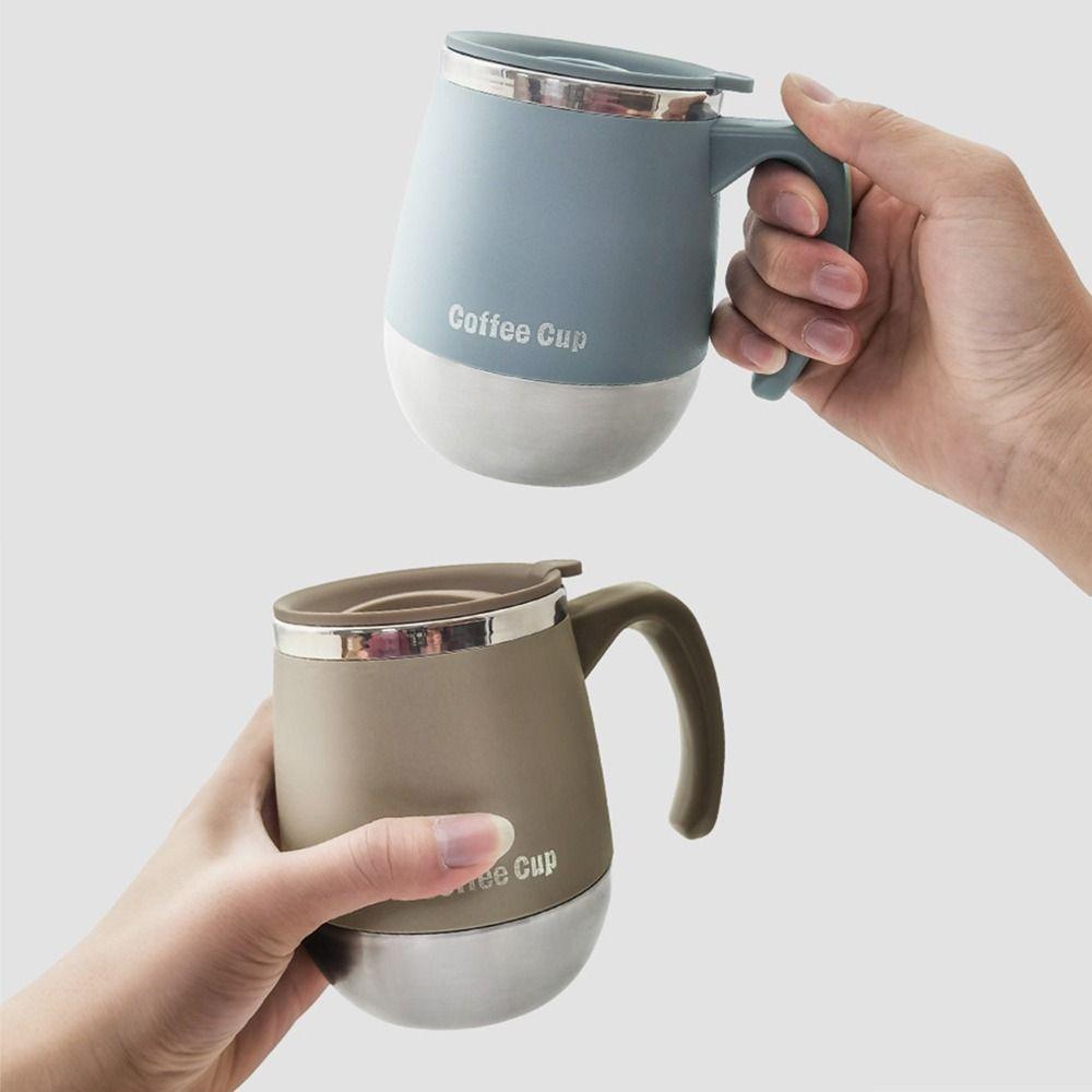 Large Capacity Vacuum Thermal Cup 500ML Sealed Water Cup Portable Insulated Coffee Mug  Travel