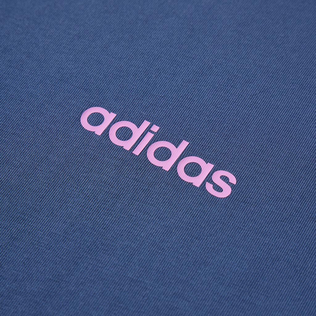 Adidas SS25 Fashion Comfortable Soft Versatile Long Sleeve T-Shirt Unisex Tops Blue JL9658