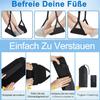 Compact Adjustable Foot Hammock for Travel and Rail