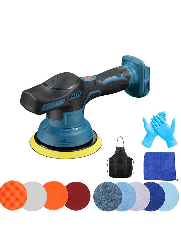 Polishing Machine For Car Cordless Polisher 8 Gear Automotive Electric Waxing Repairing Wireless Sander for Makita/Dewalt 18-21V