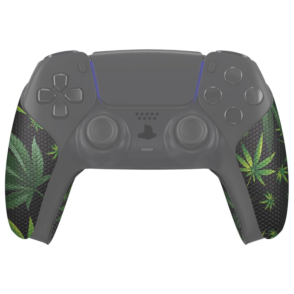 eXtremeRate PlayVital Grip for PS5 Professional Textured Soft Rubber Pad Handle Grip Sticker for PS5 Controller Non-Slip Sweat-Absorbent Controller,