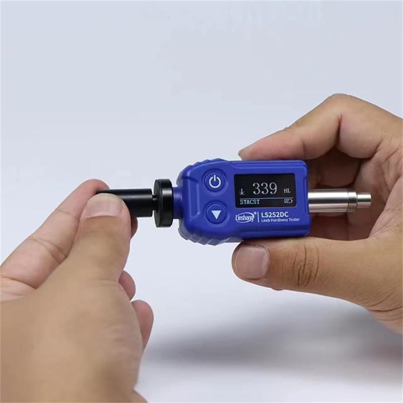 Linshang Short Impact Device LS252DC HL HV HB HS HRA HRB HRC Pocket Pipe Superficial Surface Leeb Hardness Tester Scleroscope