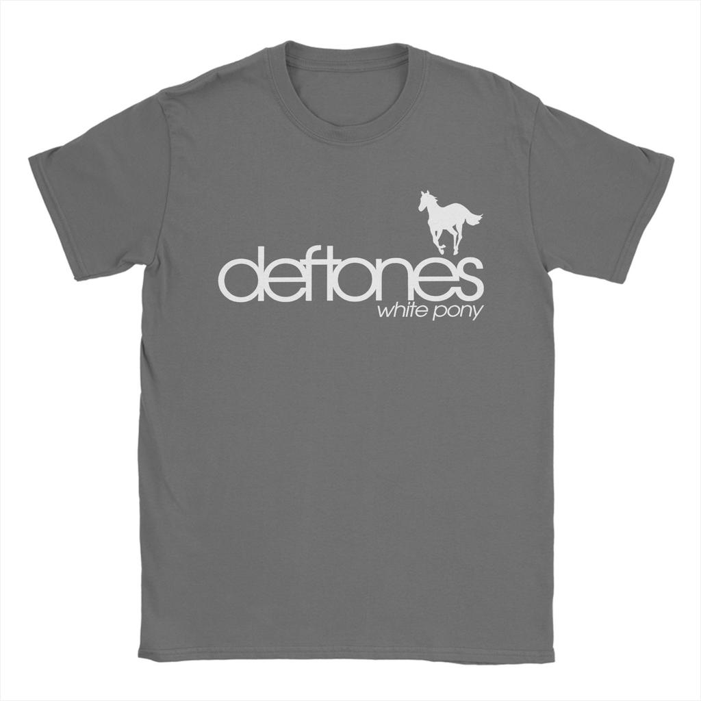 Men's T-Shirts Deftones Fashion 100% Cotton Tee Shirt Short Sleeve  T Shirts Round Collar Clothes Graphic