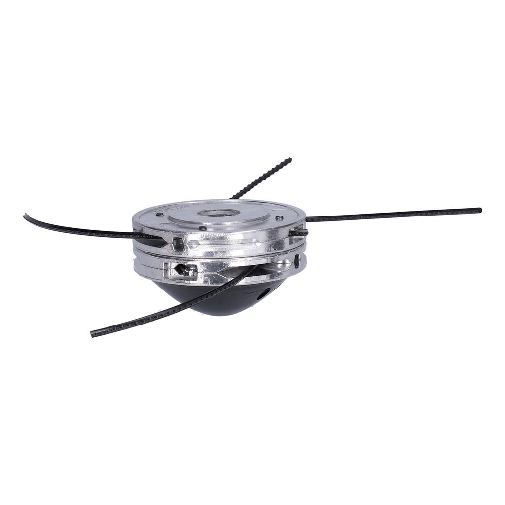 Testina per decespugliatore Alluminio Universale 4 Fili Testina per decespugliatore per 40CC Decespugliatore ad albero dritto