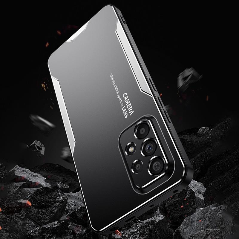 For Samsung Galaxy A53 5G Case Shockproof Tough Armour Aluminum Alloy+TPU+PC Phone Cover