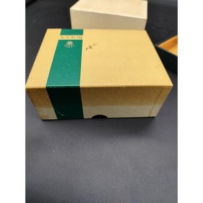 Vintage Rolex Outer Watch Box 68.00.01 Green Oyster Pattern Datejust 6916 Genuin