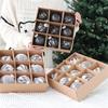 9 Stück/Set Weihnachts-Hängekugel Christbaumkugel für Weihnachtsbaumdekoration Feiertags-Hochzeits-Party-Dekor 2024 Neujahrsgeschenk