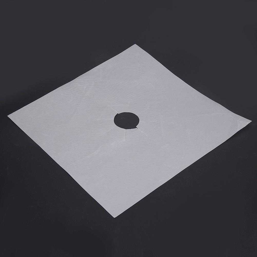 4Pcs Gas Range Stove Covers Protector NOn Stick Oil Mat Kitchen Tool(Black)